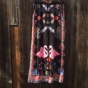 NWOT 1 xl flamingo palazzo pants